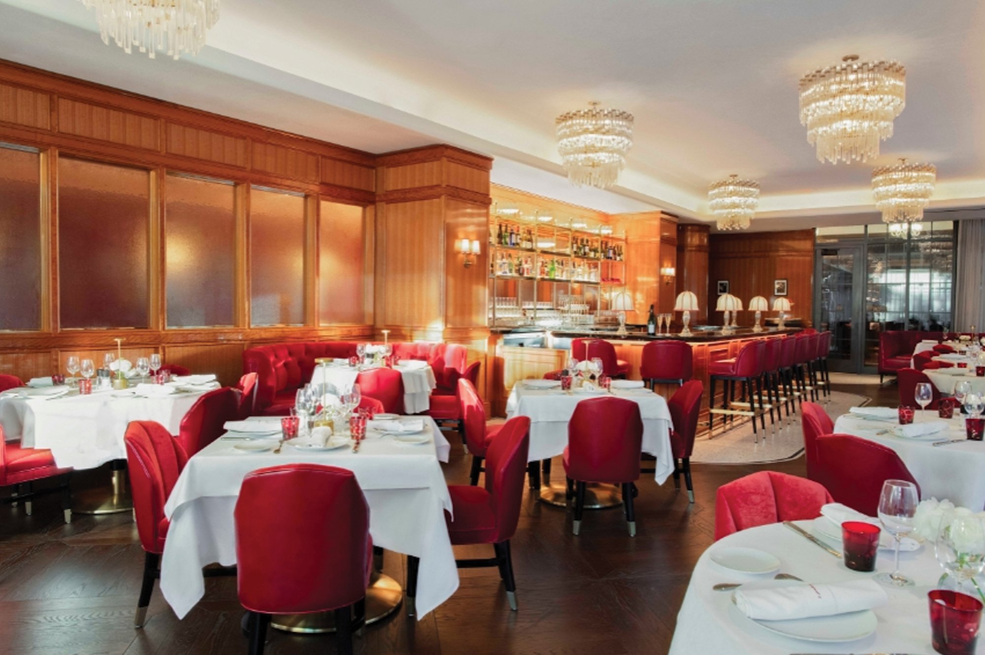 Interior of Hotel Barriere Fouquet's New York.