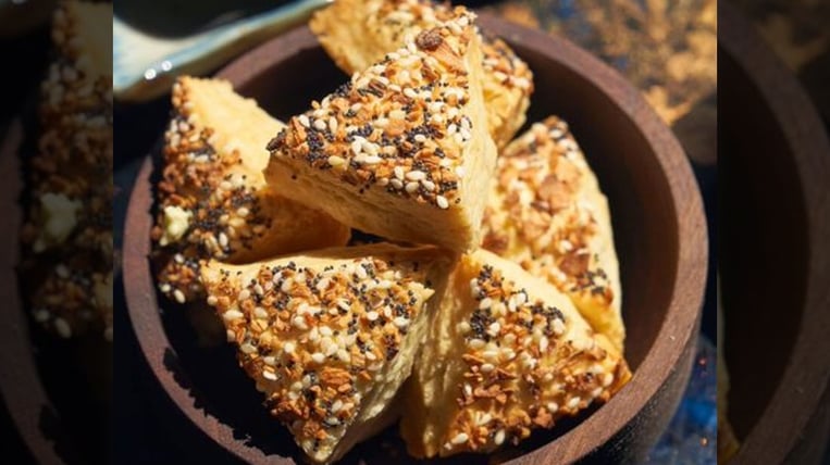 everything bagel scones from Kyu