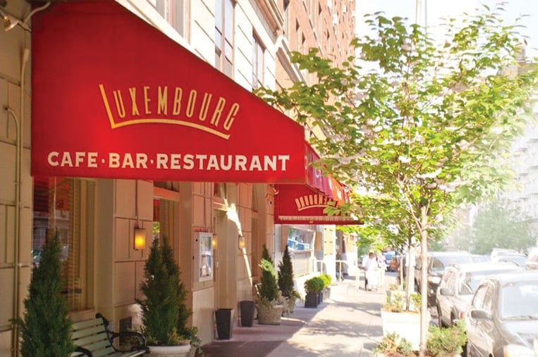 Exterior of Cafe Luxembourg
