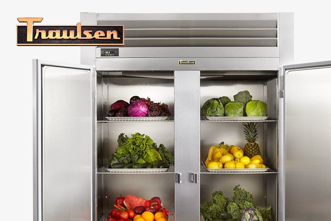 Traulsen refrigerator full of fresh food