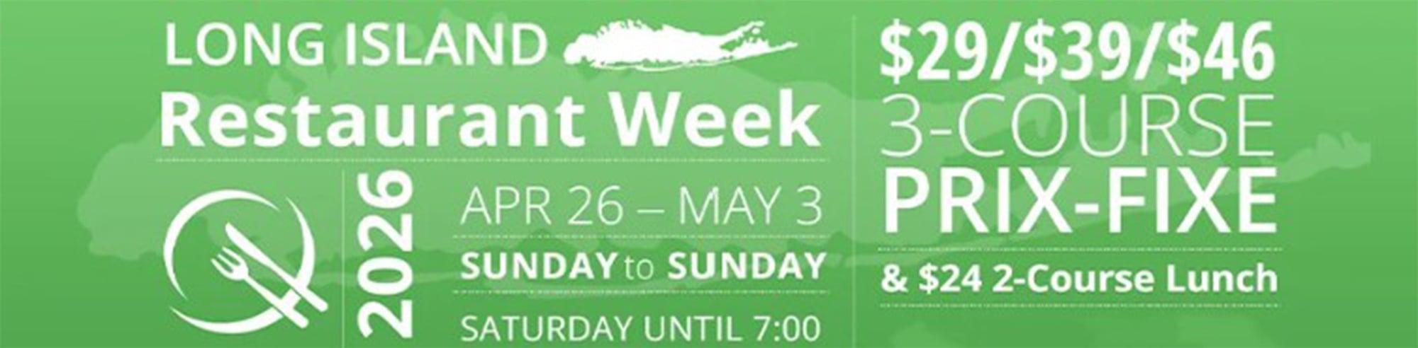 Long Island Spring Restaurant Week 2026