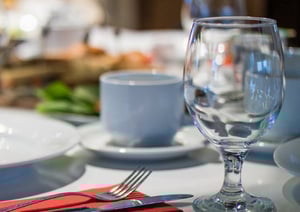 Close up of Glassware