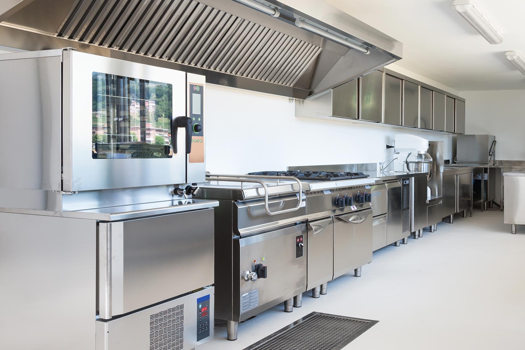 Very Clean Restaurant Stainless Steel Kitchen