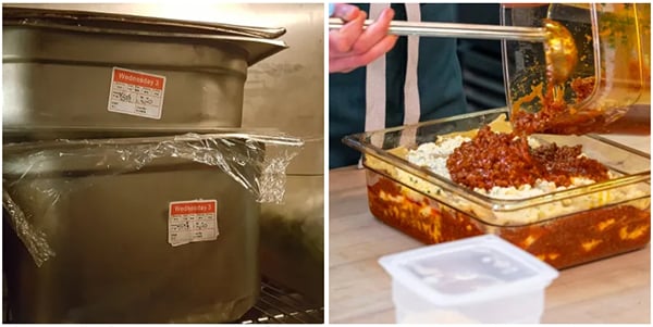 high heat food pans